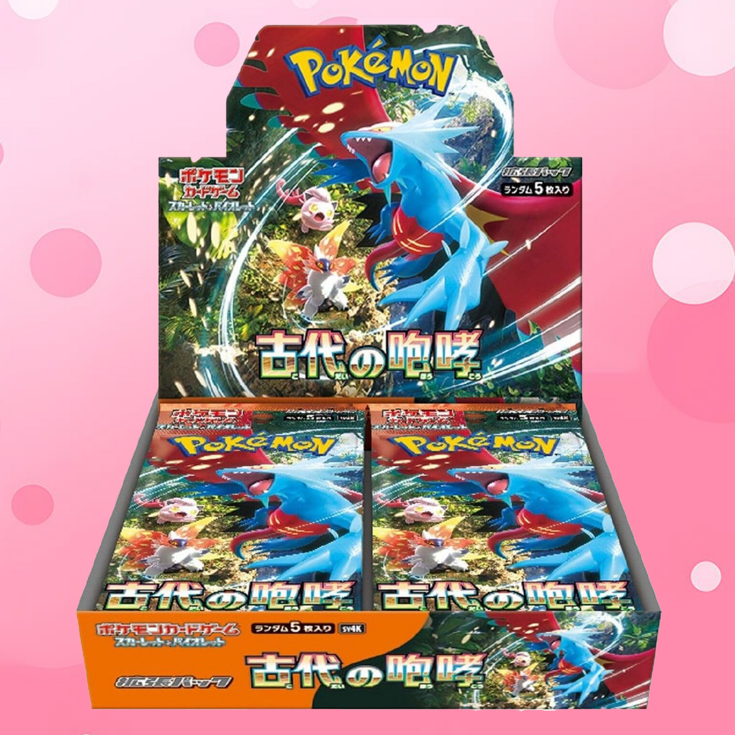 Pokemon Ancient Roar sv4k - Japanese Box