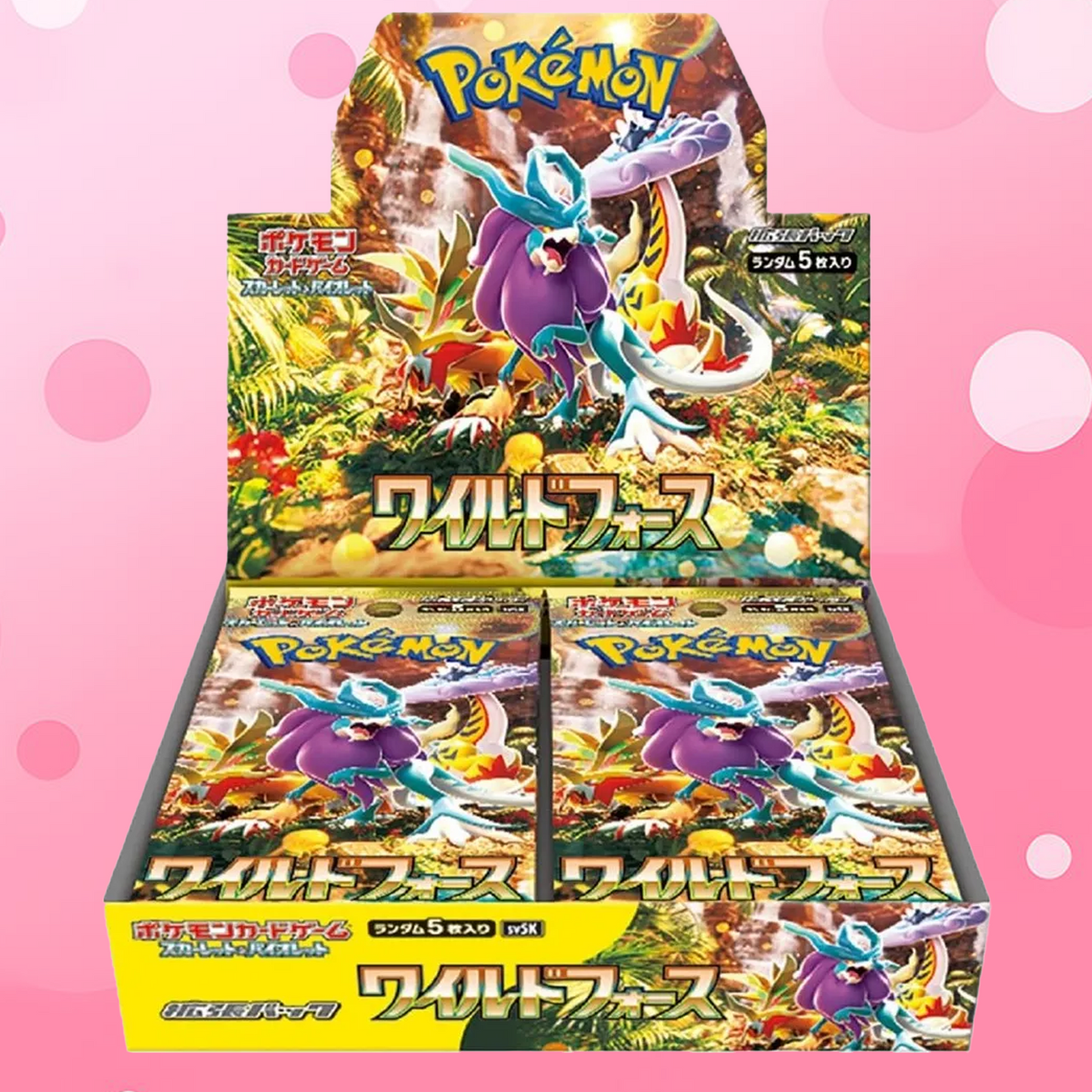 Pokemon Wild Force sv5k Japanese Box