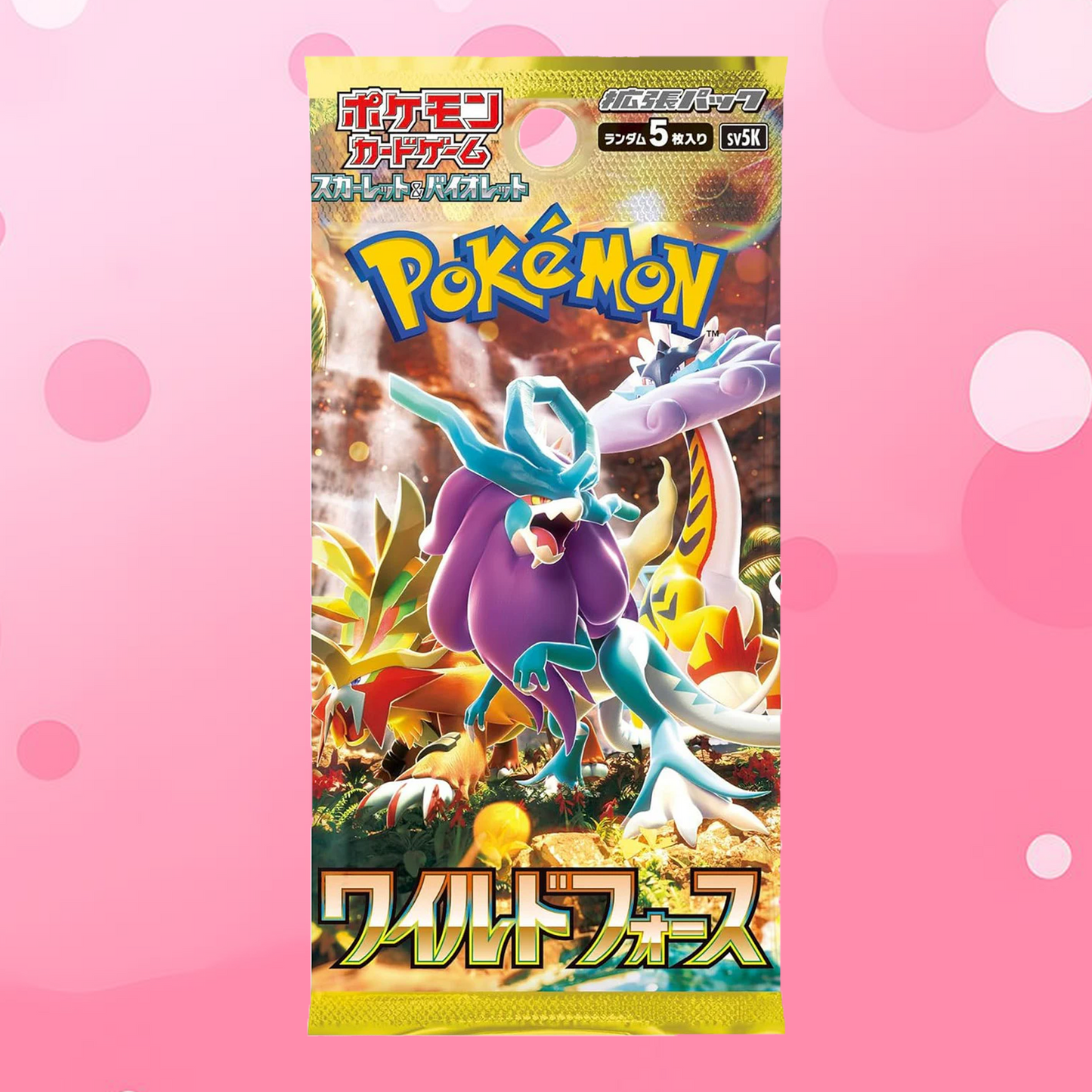 Pokemon Wild Force sv5k Single Pack Japanese